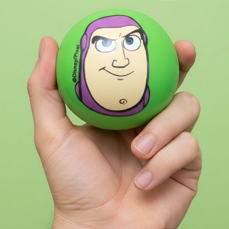 Brinquedo Squish Borracha - Buzz Lightyear - Toy Story - Disney