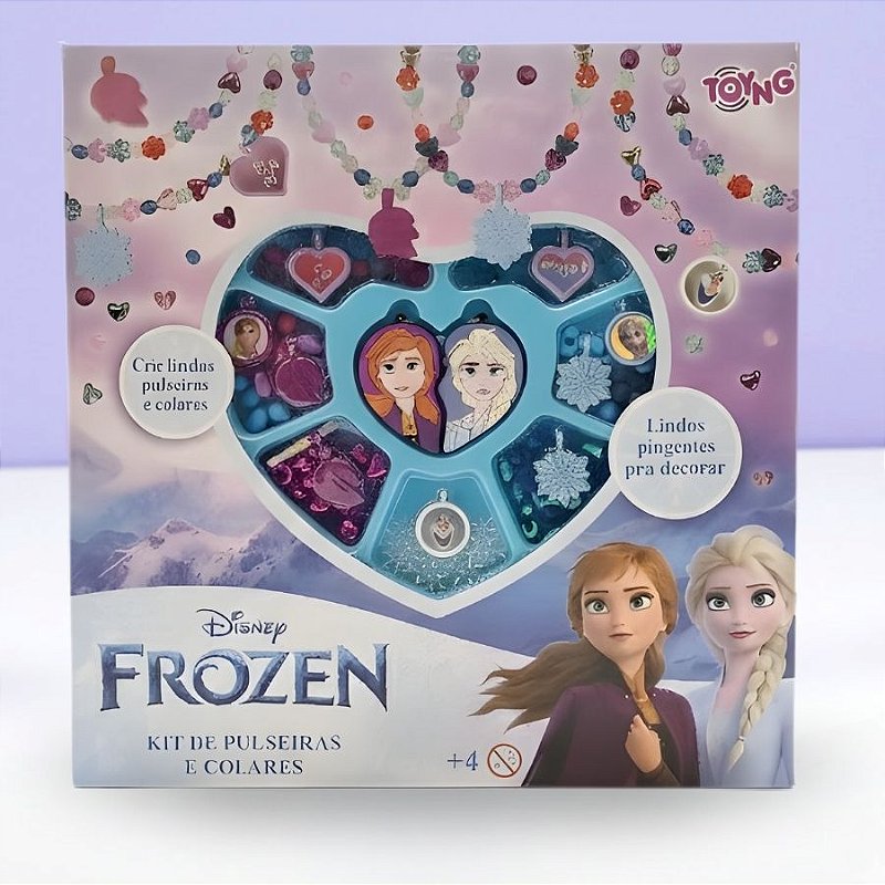 Kit Monte Suas Pulseiras e Colares - Frozen - Disney Original - 1