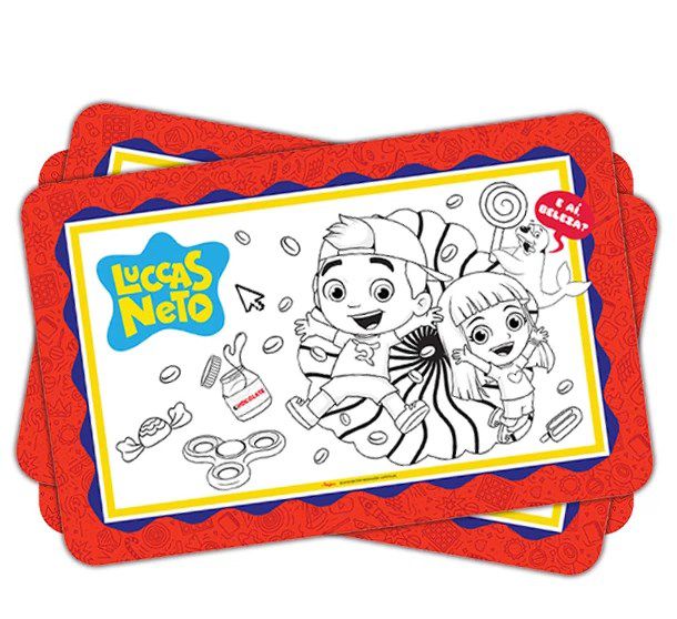 Lembrancinhas luccas neto, kit para colorir personalizado