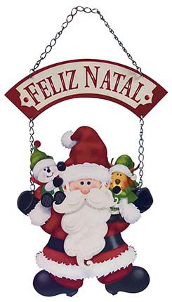 Tag de MDF Papai Noel Feliz Natal 8,6cm - 01 unidade - Litoarte - Rizzo  Embalagens - Rizzo Embalagens