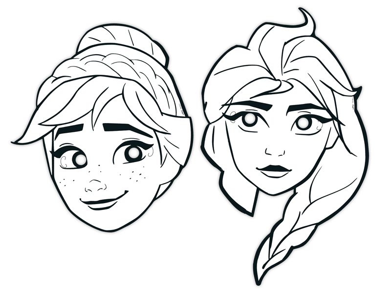 Desenhos de Princesa Elsa para Colorir e Imprimir 