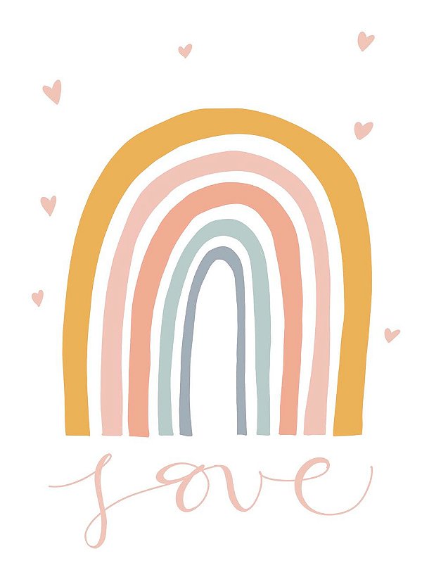 Estampa Para Moldura Love Arco Iris 01 Unidade Rizzo Embalagens E Festas Embalagens E Festas Rizzo Embalagens E Festas