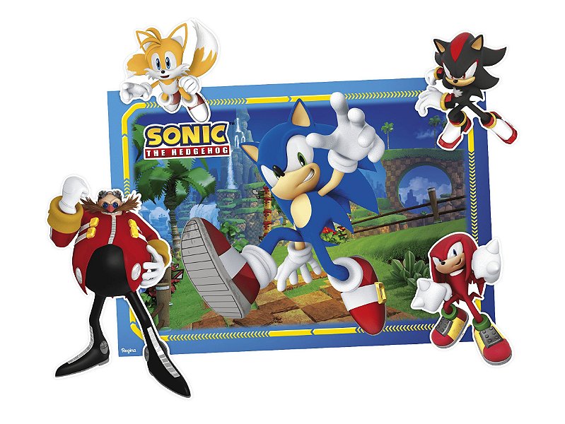 15 Kit De Colorir Personalizado Sonic