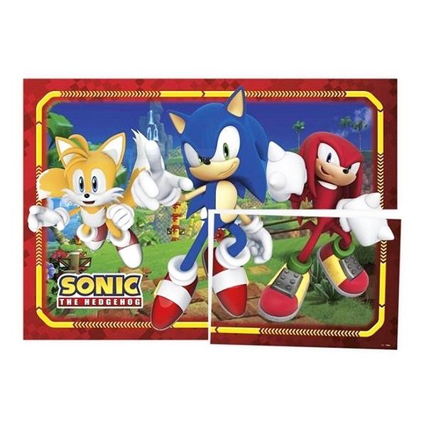 Sonic ul Amarelo Preto Vermelho Kit 4 Bonecos + Canecas - Super