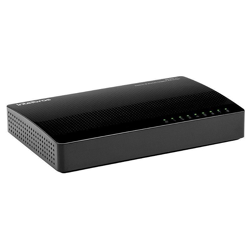 Switch Gigabit Intelbras Sg800 +q Ethernet, 8 Portas, 10/100/1000