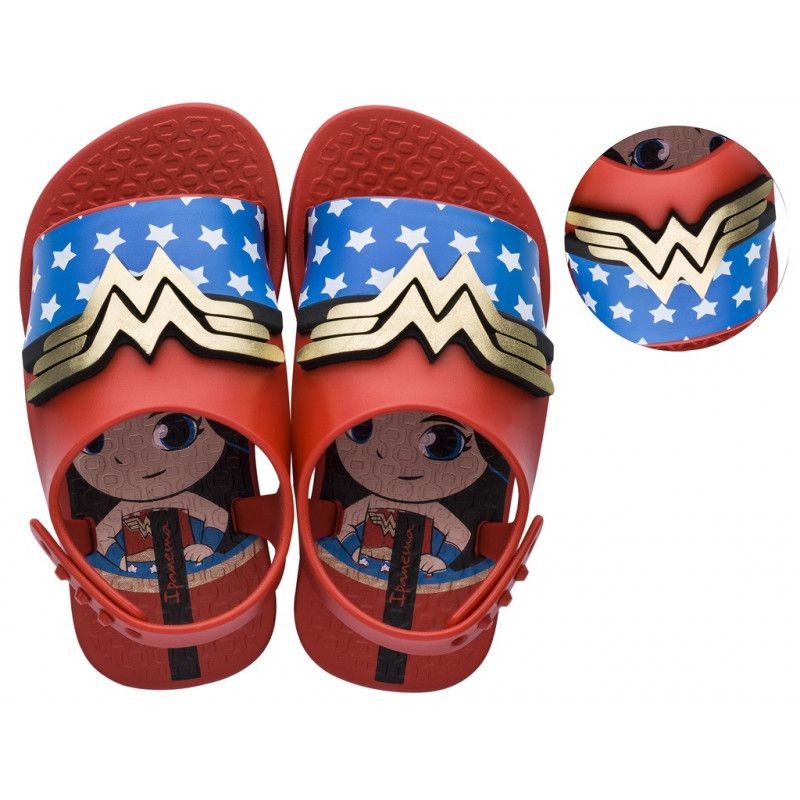 Sandalia infantil mulher maravilha Clearance