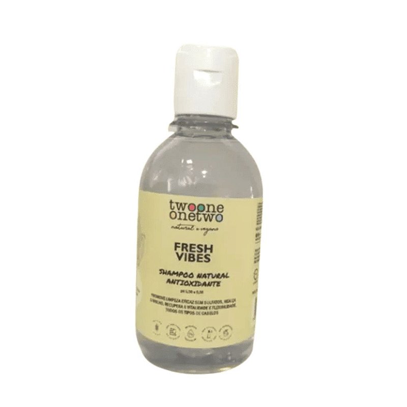 Twoone Onetwo Shampoo Natural Fresh Vibes Abacaxi Todos os Tipos