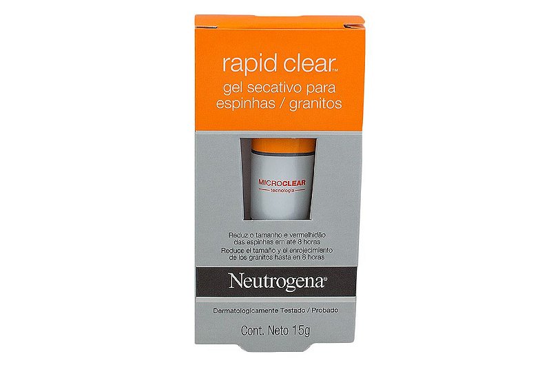 Neutrogena Rapid Clear Gel Secativo 15g - DERMAdoctor | Dermocosméticos e  Beleza com até 70%OFF