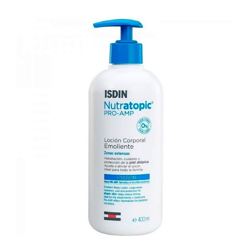 Isdin Nutratopic Pro Amp Loção Emoliente 400ml - Cosméticos