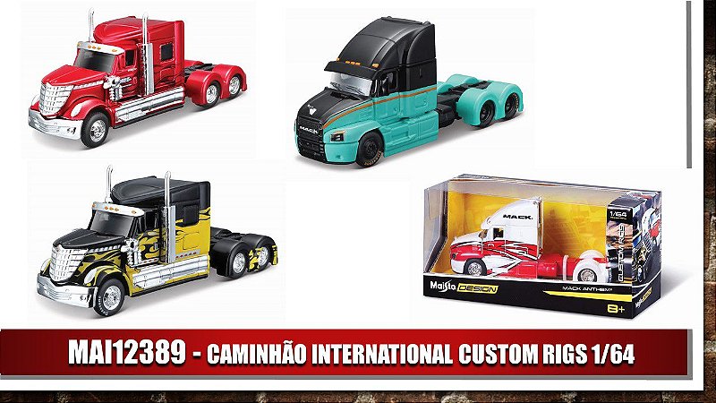 CAMINHÃO INTERNATIONAL CUSTOM RIGS 1/64