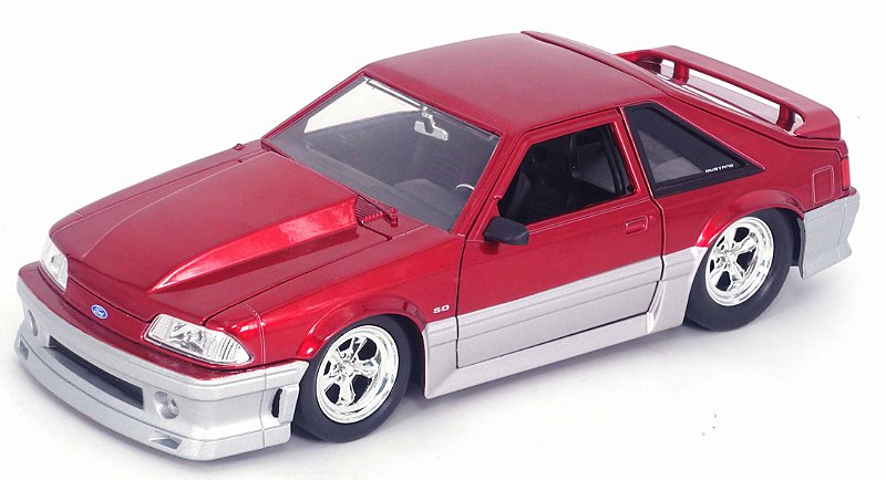 1/24 1989 FORD MUSTANG GT VERMELHO BIG TIME