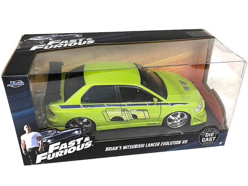 1/24 MITSUBISHI LANCER EVO 7 BRIAN VELOZES E FURIOSOS