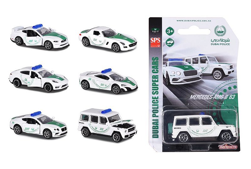 1/64 MAJORETTE SORTIMENTO SERIE DUBAI POLICE