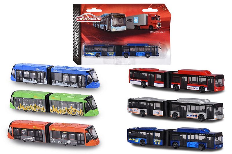 1/64 MAJORETTE SORTIMENTO ONIBUS SERIE CITY