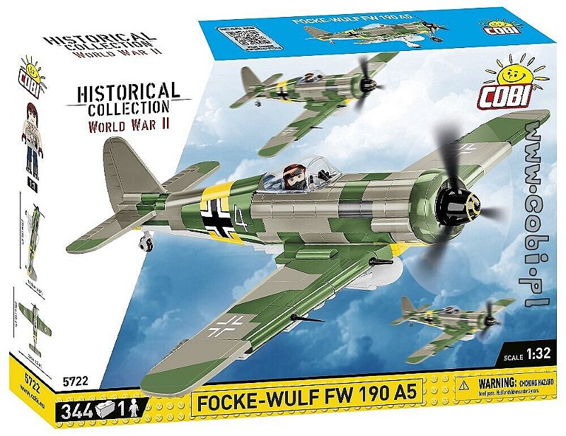 AVIAO MILITAR ALEMAO FOCKE WULF FW 190 A5 BLOCOS PARA MONTAR COM 344 PCS