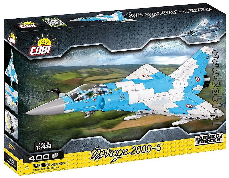 AVIAO MILITAR FRANCES MIRAGE 2000-5 BLOCOS PARA MONTAR 400 PCS