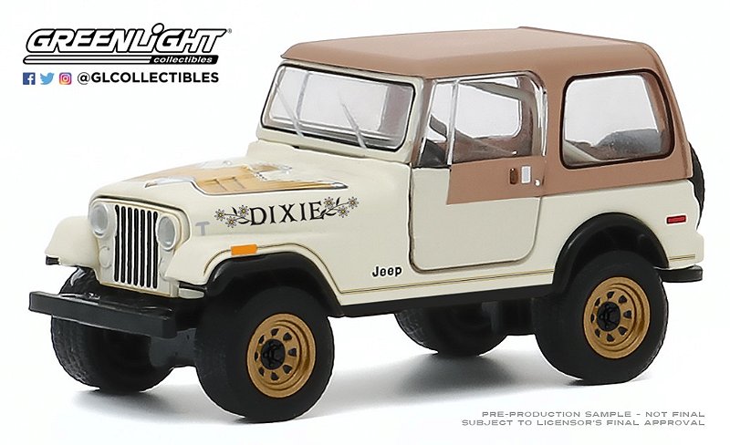 1/64 GREENLIGHT 1979 JEEP CJ-7 GOLDEN EAGLE