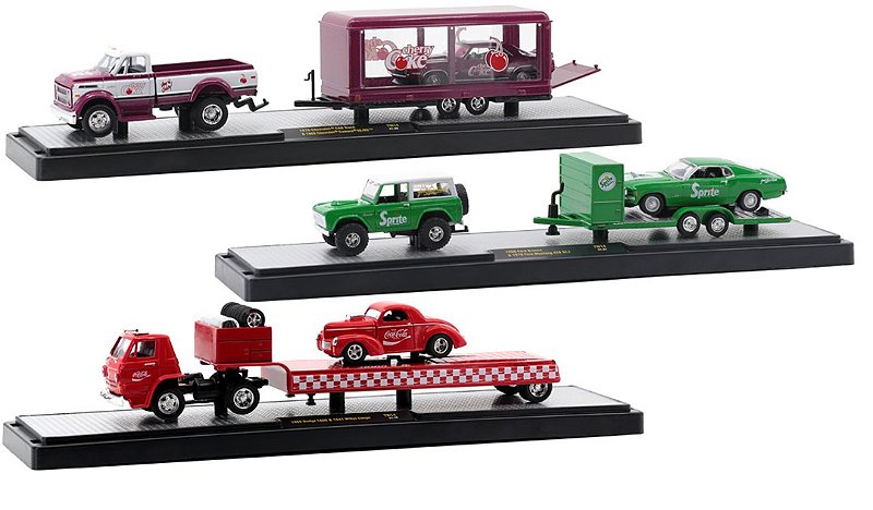 1:64 M2 COCA COLA AUTO TOW HAULERS TW01 - Miniaturas colecionáveis para a  sua loja