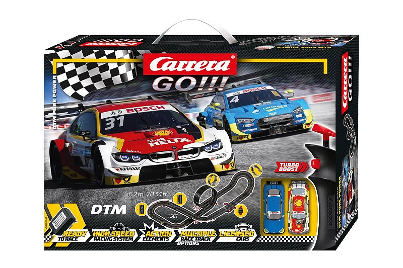 1/43 PISTA ELETRICA CARRERA DTM PURE POWER 6,2 METROS