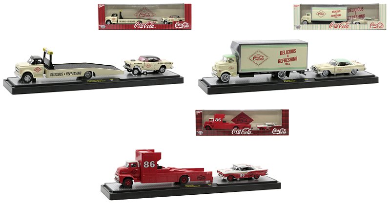 1/64 M2 MACHINES SORTIMENTO COCA COLA AUTO TOW HAULERS TW20H