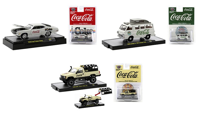 1/64 M2 MACHINES SORTIMENTO COCA COLA A22H