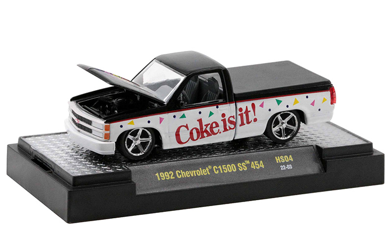 1/64 M2 MACHINES 1922 CHEVROLET C1500 SS 454 PICK UP COCA COLA HOBBY SPECIAL HS04