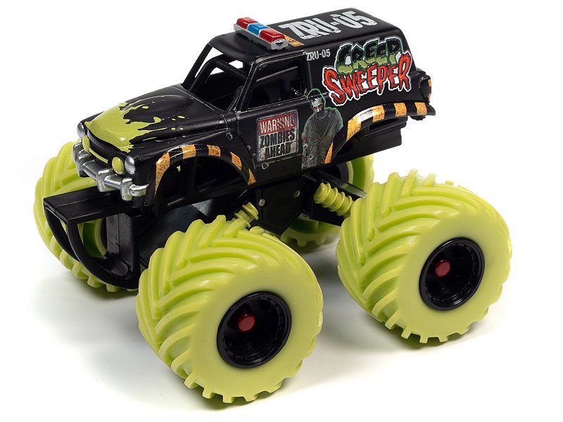 1/64 JOHNNY LIGHTNING MONSTER TRUCK CREEP SWEEPER