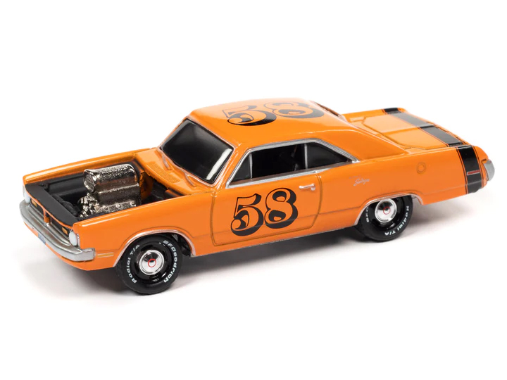 1/64 JOHNNY LIGHTNING 1970 DODGE DART RED