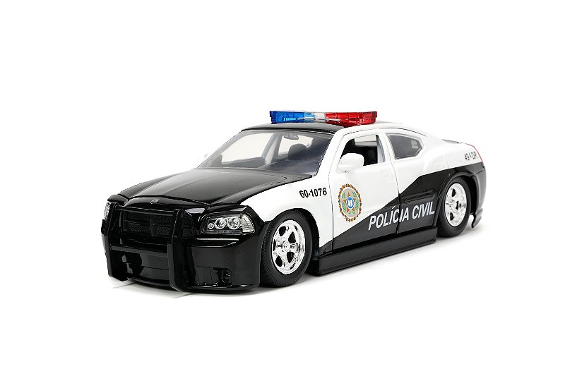 1/24 DODGE CHARGER POLICIA CIVIL VELOZES E FURIOSOS