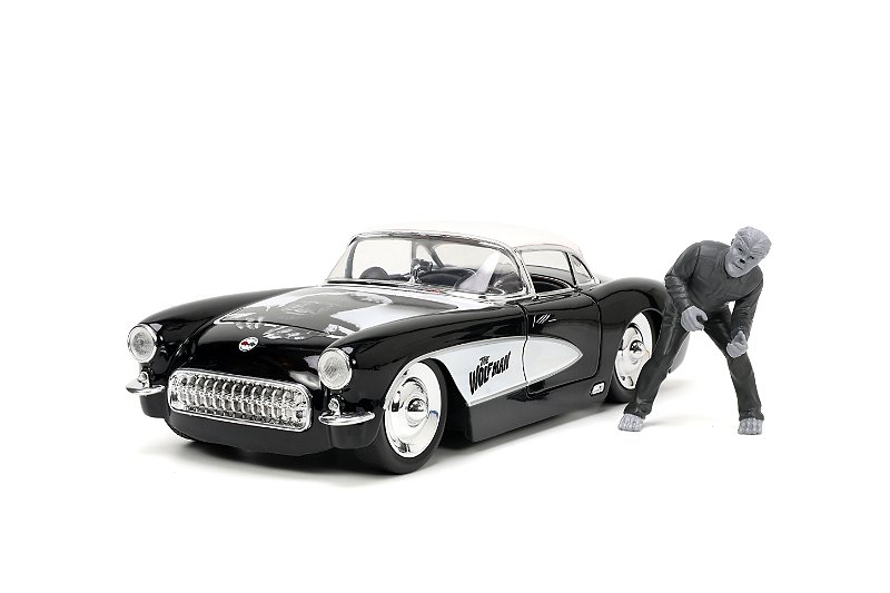 1/24 1957 CHEVY CORVETTE COM BONECO WOLFMAN