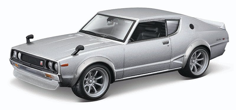 1/24 1973 NISSAN SKYLINE 2000 GT-R KIT EM METAL PARA MONTAR