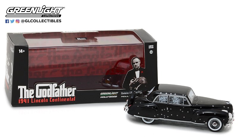 1941 LINCOLN CONTINENTAL "BULLET DAMAGE" 1/43