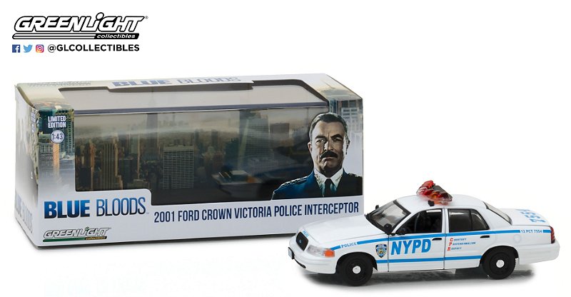 2001 FORD CROWN VICTORIA POLICIA NYPD 1/43