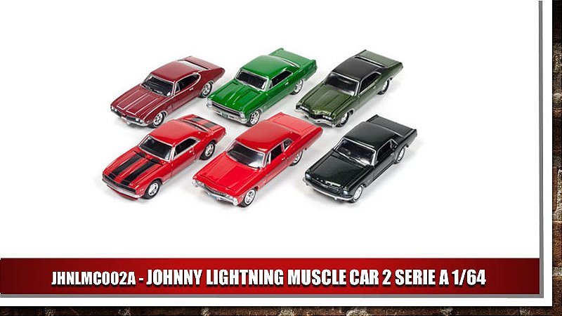 JOHNNY LIGHTNING MUSCLE CAR 2 SERIE A 1/64