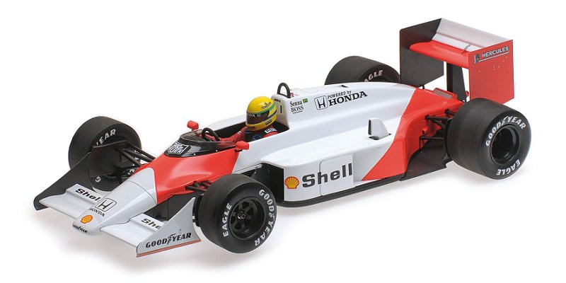 MCLAREN TAG MP4/3 AYRTON SENNA TEST CAR 1987 1/18