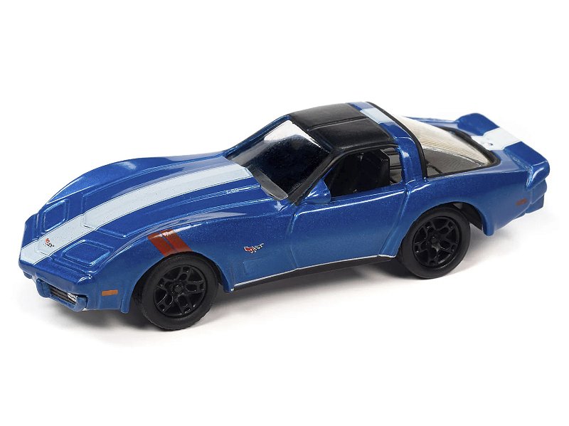 1/64 JOHNNY LIGHTNING 1979 CHEVY COVERTTE BLUE