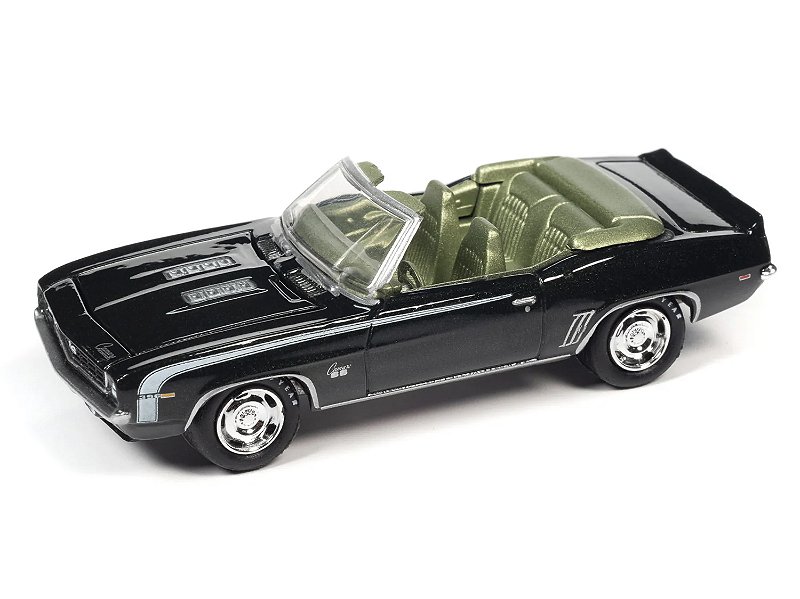 1/64 JOHNNY LIGHTNING 1969 CHEVY CAMARO RS/SS CONVERSIVEL GREEN