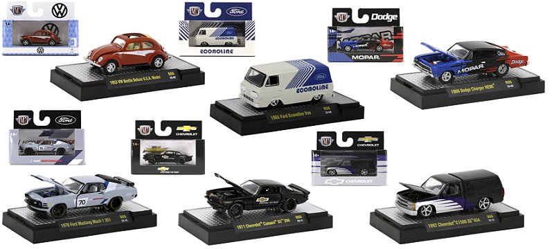 1/64 M2 MACHINES SORTIMENTO DETROIT MUSCLE 66H