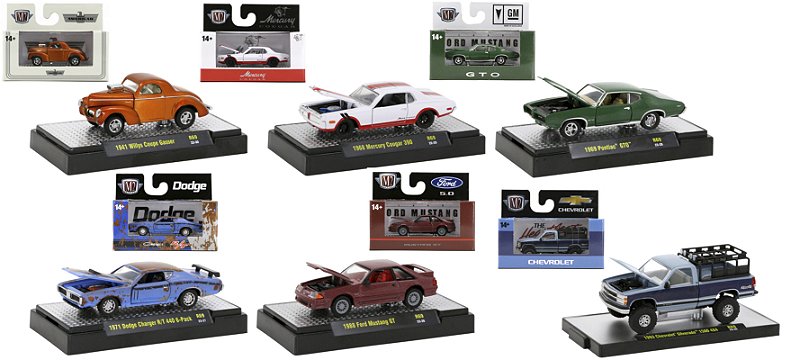 1/64 M2 MACHINES SORTIMENTO M2 DETROIT MUSCLE 69H
