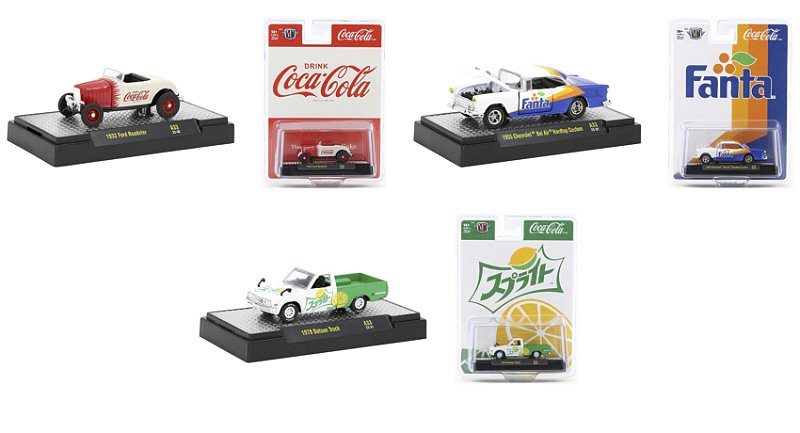 1/64 M2 MACHINES SORTIMENTO COCA COLA A33H