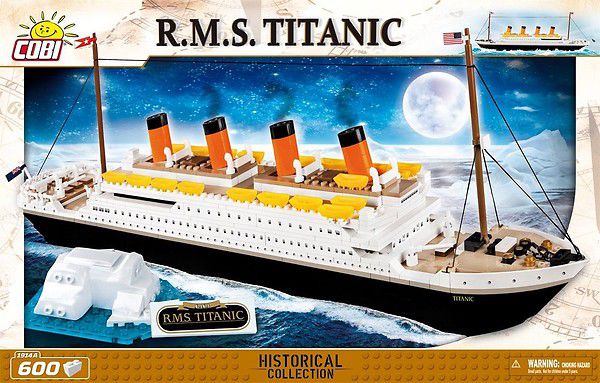 NAVIO R.M.S TITANIC BLOCOS PARA MONTAR COM 600 PCS