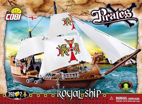 PIRATAS ROYAL NAVIO BLOCOS PARA MONTAR COM  350 PÇS