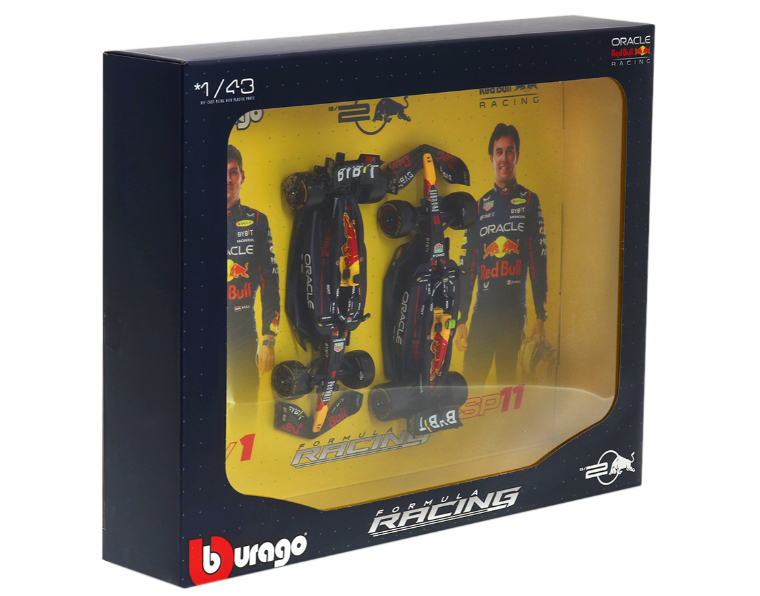 1/43 F-1 2024 RED BULL RACING RB20 PACK COM 2 CARROS / PILOTOS #11 PEREZ E #1 VERSTAPPEN