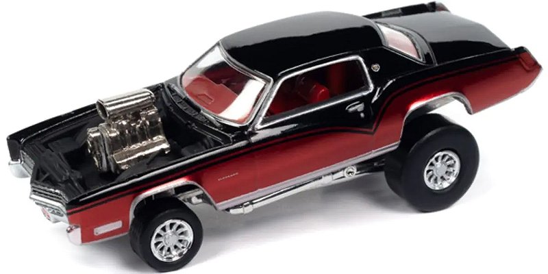 1/64 JOHNNY LIGHTNING 1967 CADILLAC ELDORADO ZINGERS BLACK