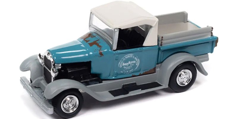 1/64 JOHNNY LIGHTNING 1929 FORD MODEL A AQUA