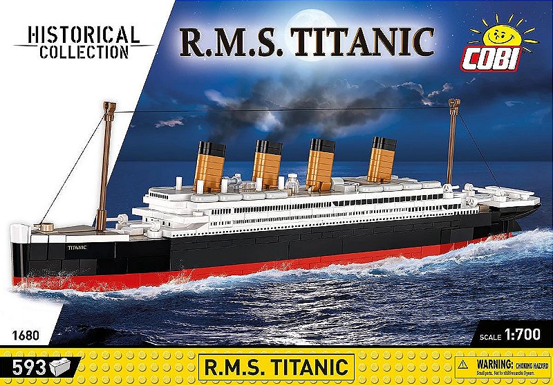 NAVIO RMS TITANIC BLOCOS PARA MONTAR COM 593 PÇS