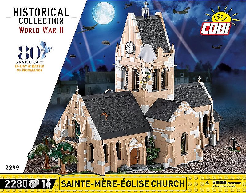 IGREJA DE SAINT MERE BLOCOS PARA MONTAR COM 2280 PCS