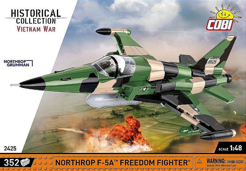 CAÇA F-5A NORTHROP BLOCOS PARA MONTAR COM 352 PCS