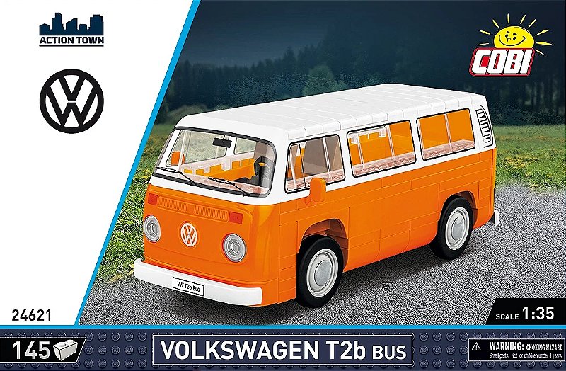VOLKSWAGEN KOMBI T2B BLOCOS PARA MONTAR COM 145 PCS