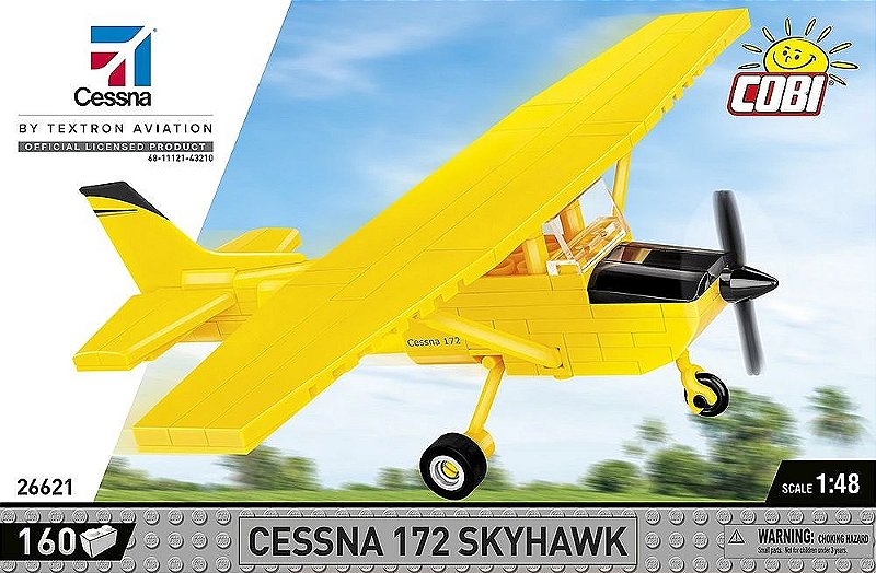 AVIÃO CESSNA 172 SKYHAWK  BLOCOS PARA MONTAR COM 160 PCS